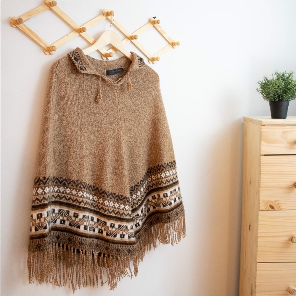 Alpaca Wool Poncho